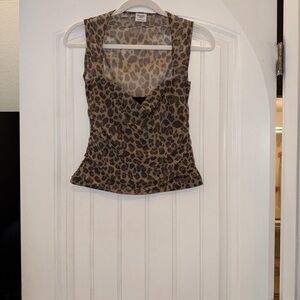 Abercrombie & Fitch Leopard Print Top